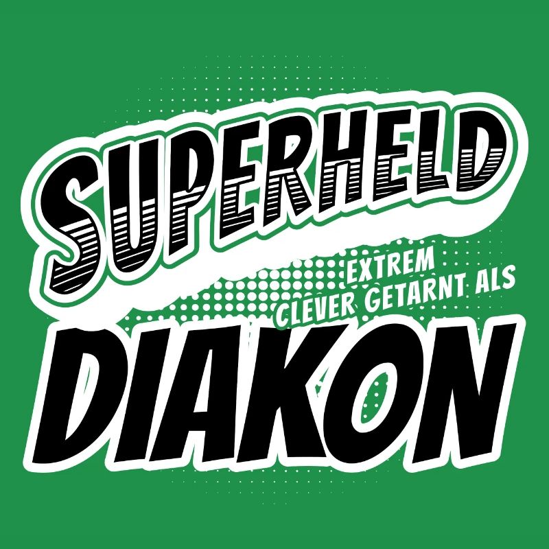Superheld, clever getarnt als Diakon