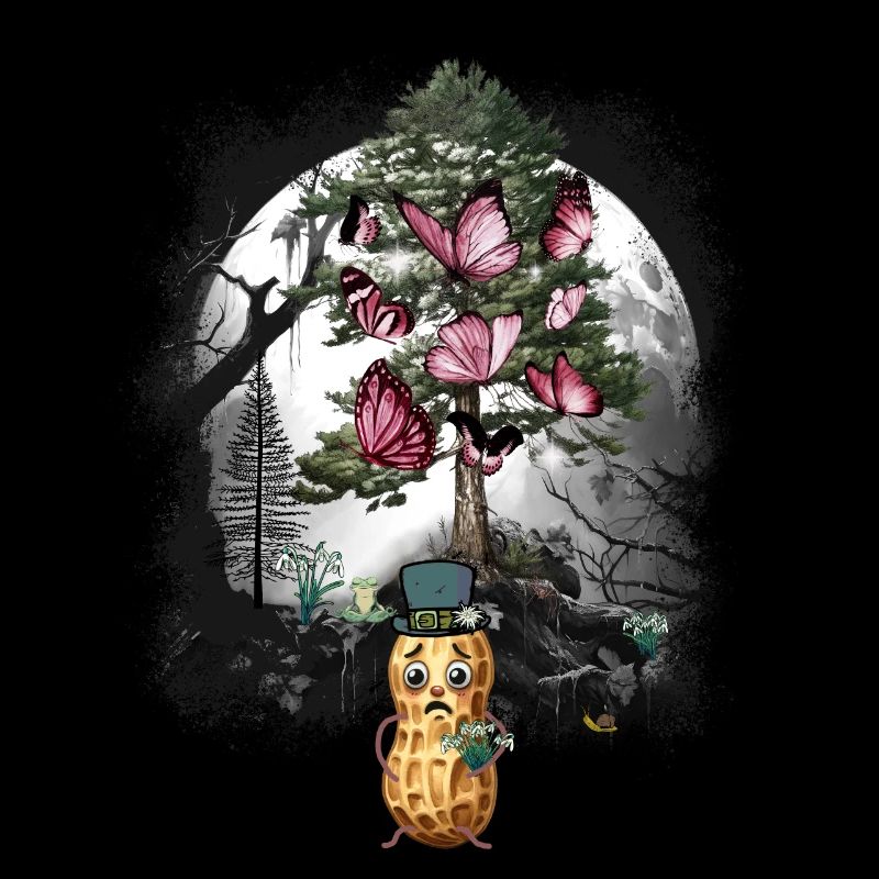 Erdnuss Frühling Wald Wanderung Schneeglöckchen