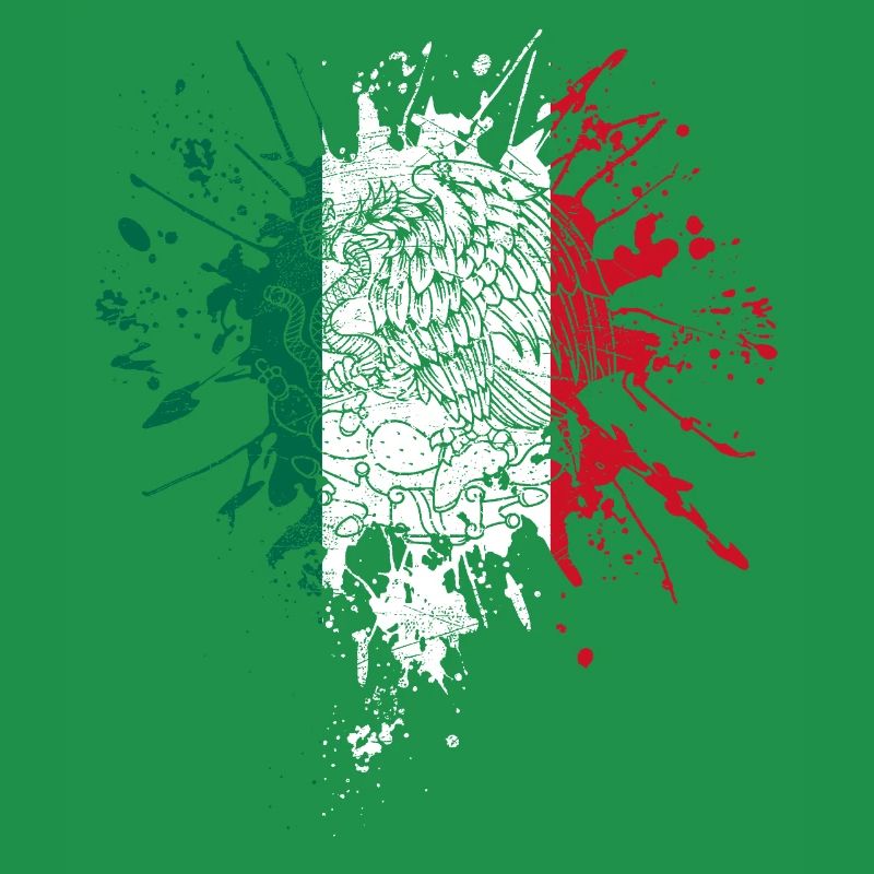 Drapeau mexique avec aigle