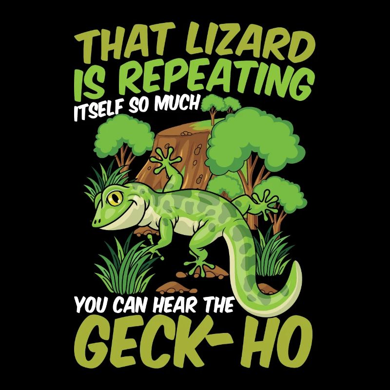 Lizard Is Repeating Itself So Much You Can Hear