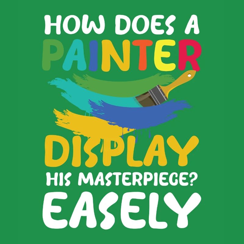 How Does A Painter Display His Masterpiece Easely