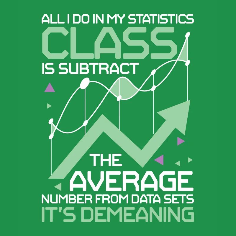 My Statistics Class Subtract The Average Number