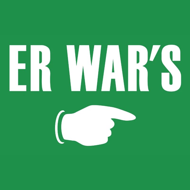 Er war's. Er wars. Er war es.