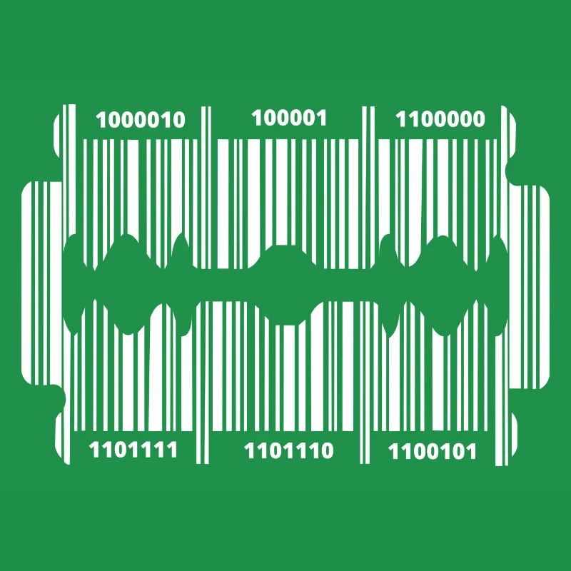 Rasierklinge mit Code