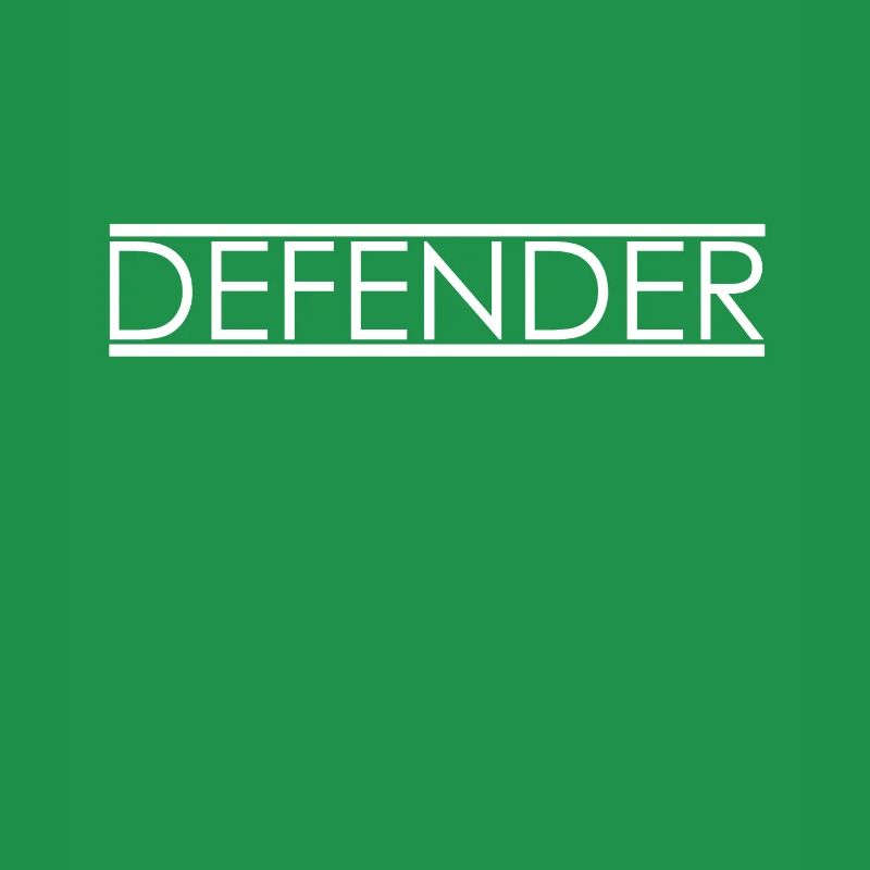 Defender Line lettering