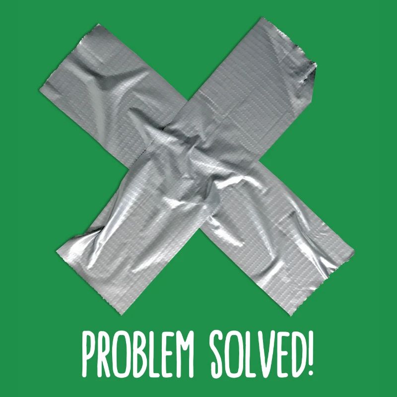 Problem solved (place on black item)