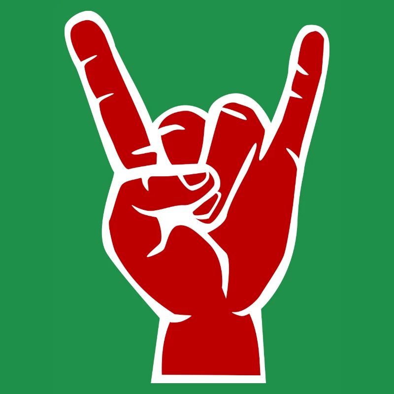 Devil's hand, Devil Rock cool metal symbol