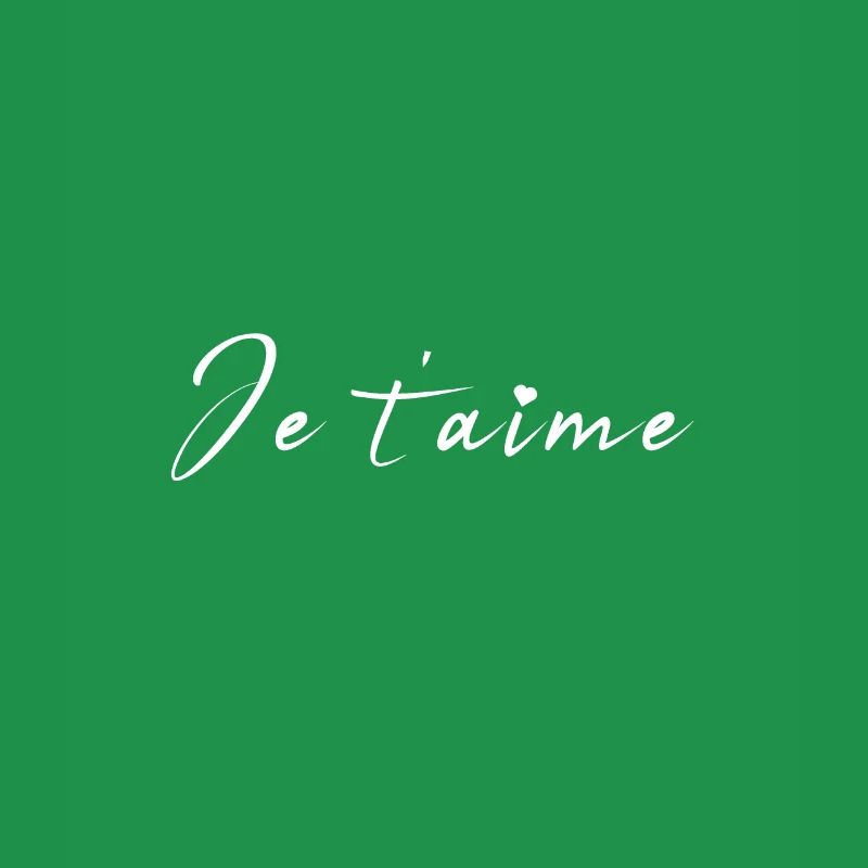 Je t'aime Script Romance