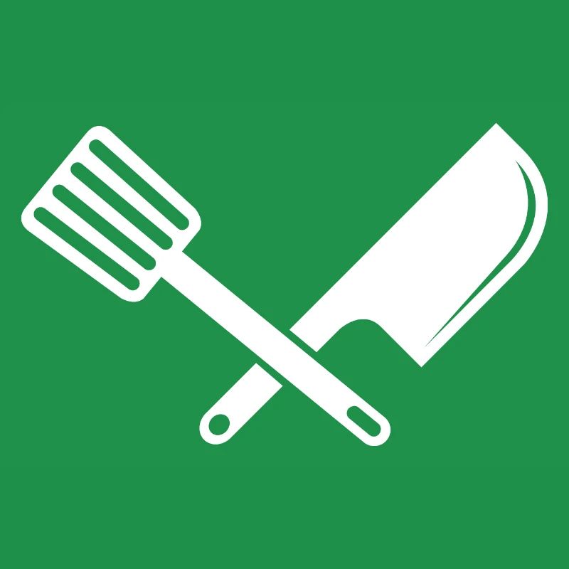 symbole couverts cuisson des aliments Aliments Kock Logo de cuisinier