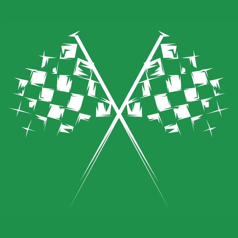 race drapeau de course drapeau de départ symbole d’arrivée Équipe