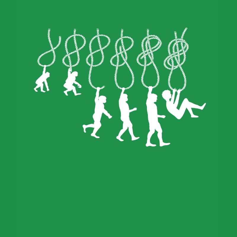 Evolution Klettern Kletterknoten Achter Knoten