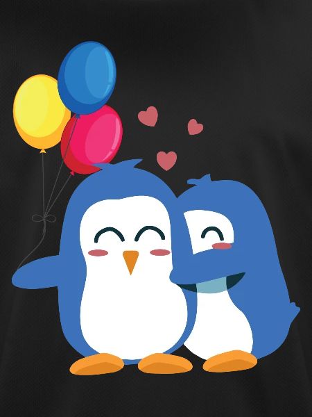 Penguins with Balloons