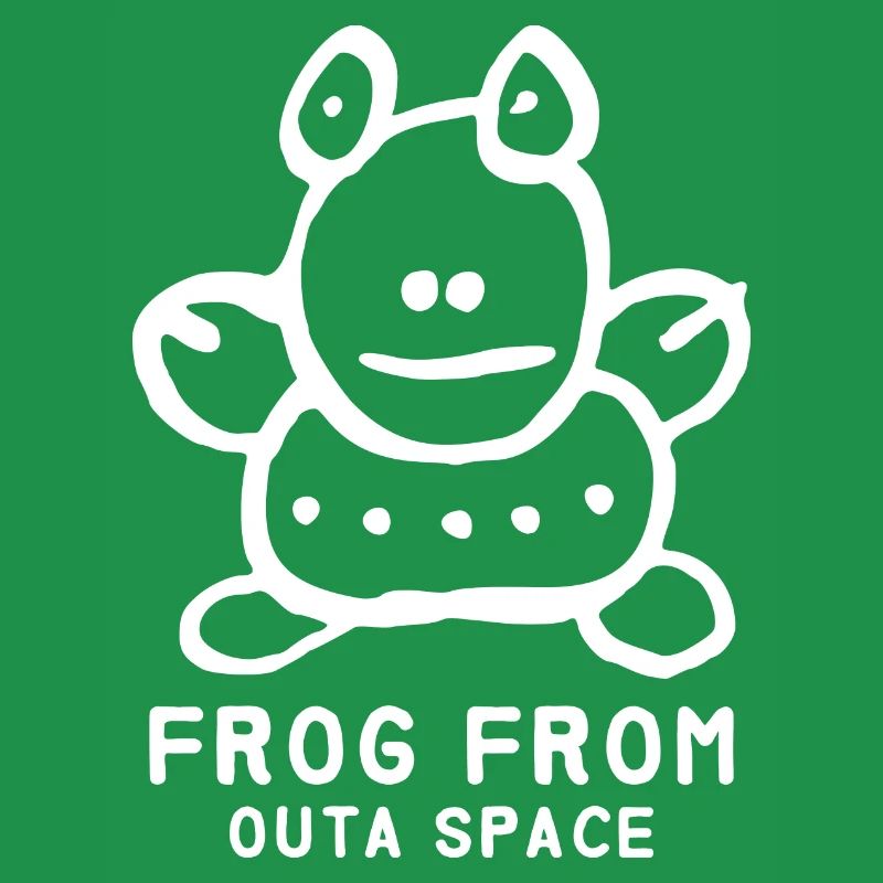 Frog "Frog from outa Space" saying