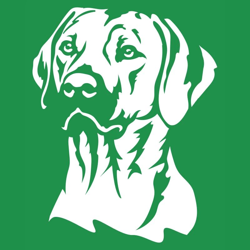 Rhodesian Ridgeback Head « Black Edition »