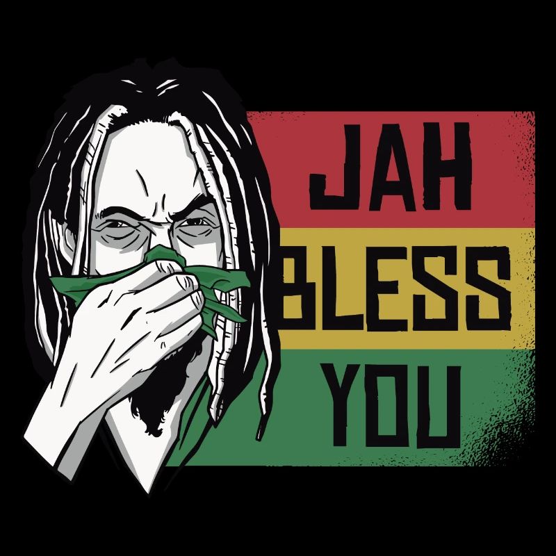 Jah Bless You Rastafari Graphic