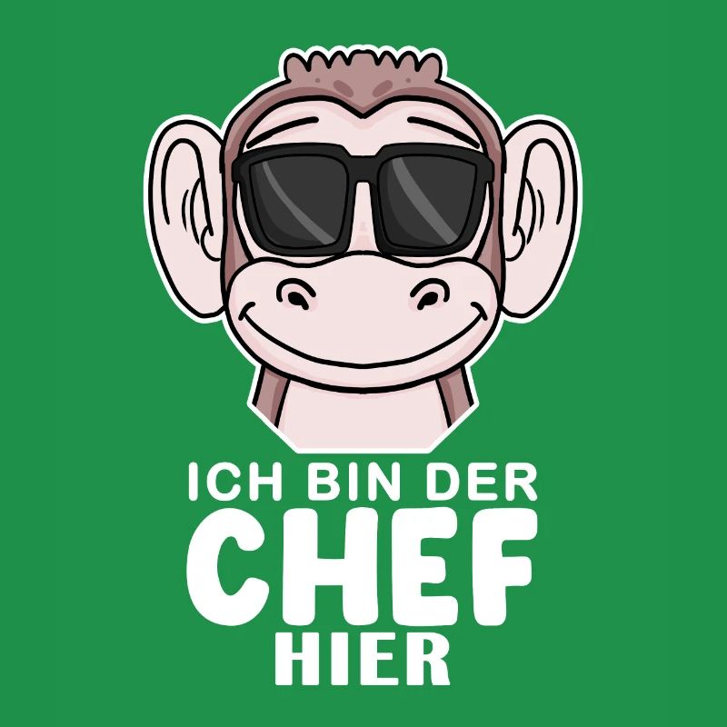 Cool Affe Chef Spruch Sonnenbrille