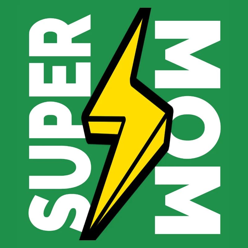 Super Mama glücklicher Muttertag