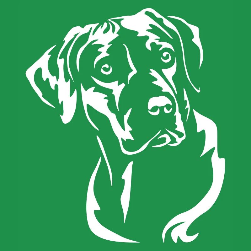 Rhodesian Ridgeback Kopf "Black Edition"