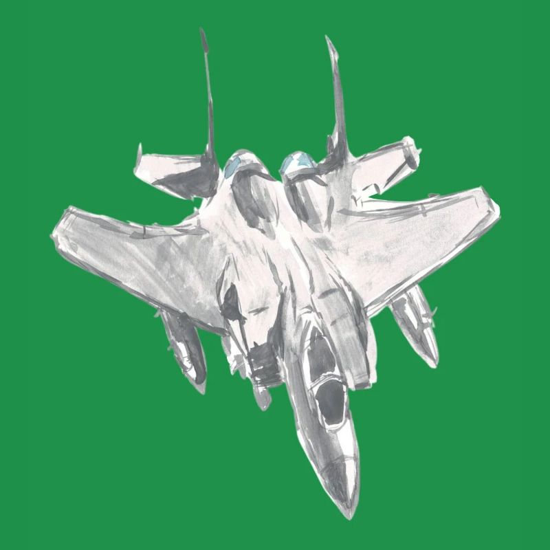 F15-Jagdflugzeugpilot-Luftfahrtshirt-Geschenkidee