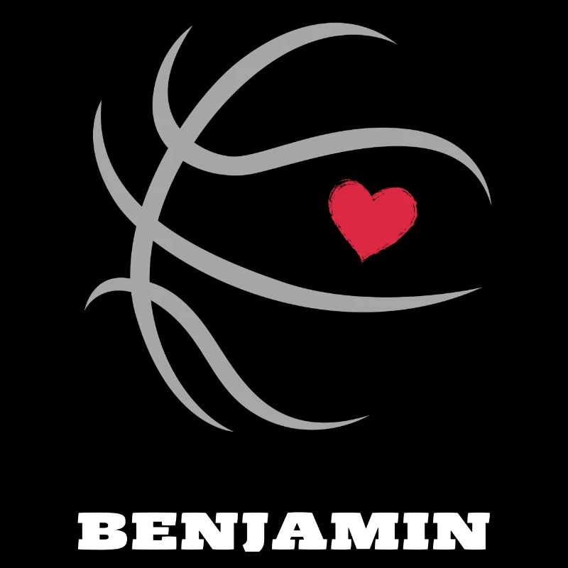 Benjamin Basket-Nom de garçon Maillot de basket