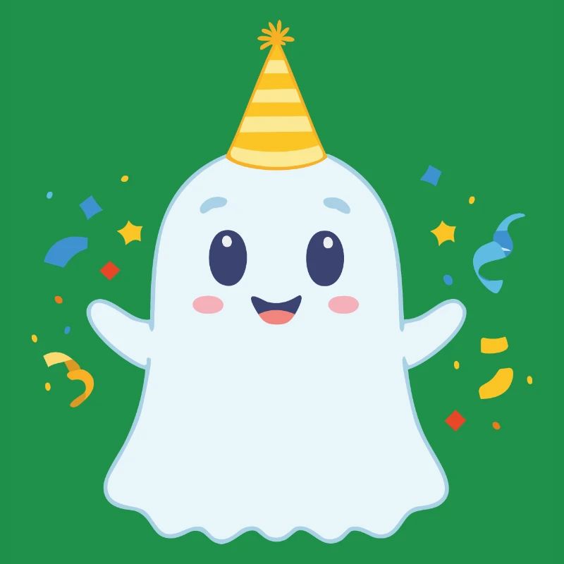cute party ghost