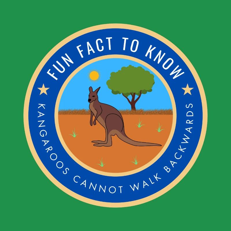 Kangaroos cannot walk backwards