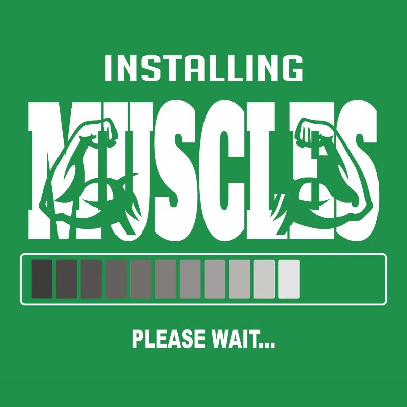 Installing Muscles – Funny Gym Workout