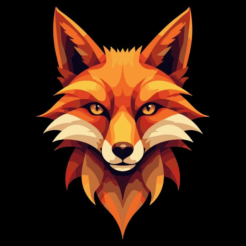 Geometrischer Glutfuchs