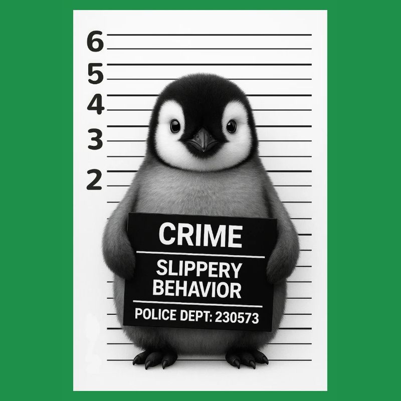 Penguin in the interrogation – Slippery on it