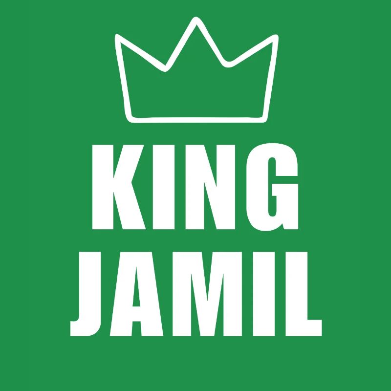 Jamil Name mit Buchstabe J - King Crown Hemd