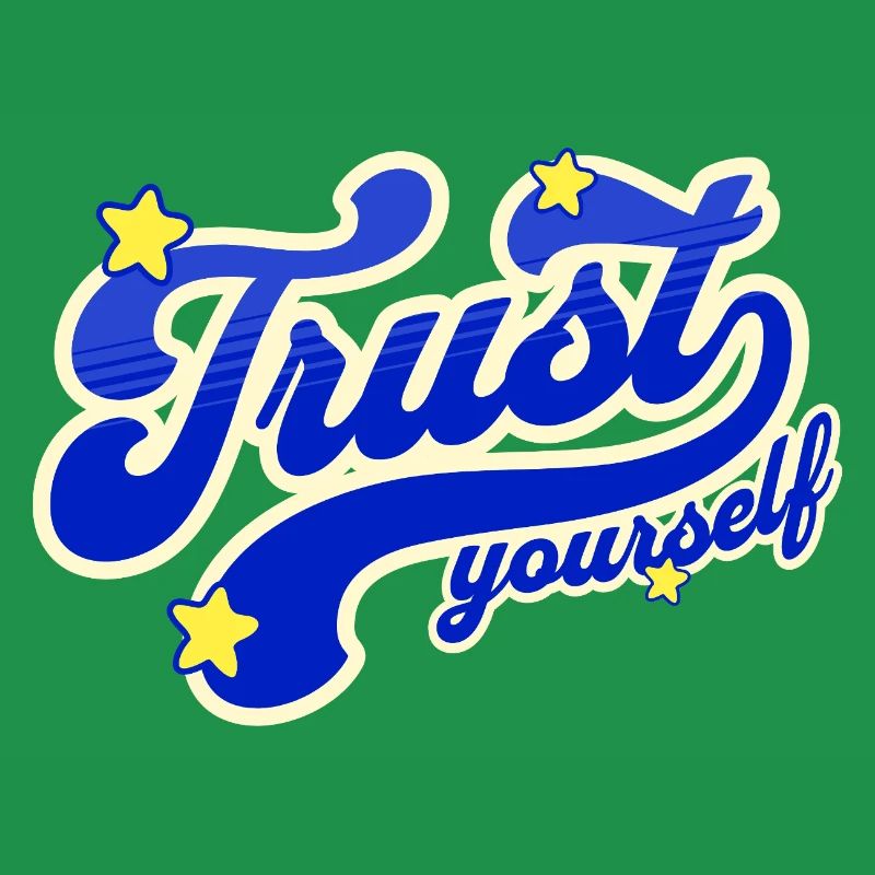 Self-Confidence Starry Script