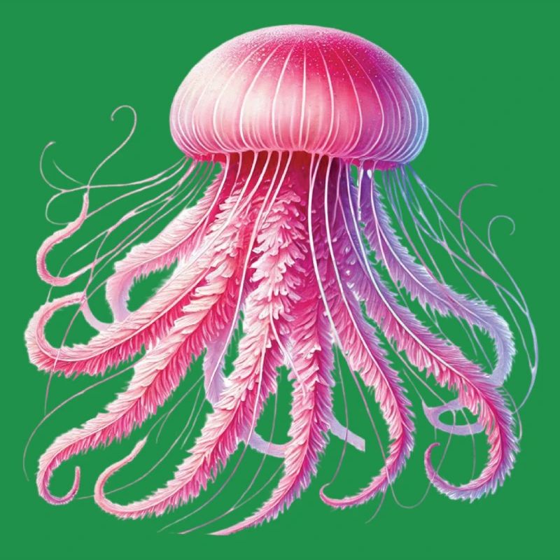 Méduse Créatures de la mer Carnaval Tentacules Méduse de feu