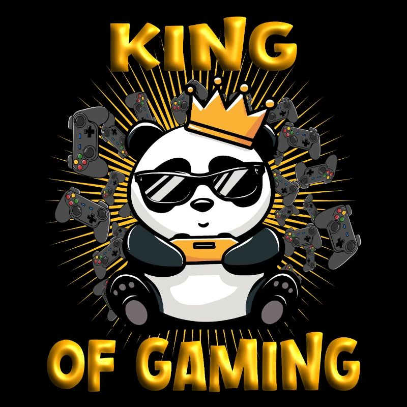 Roi du jeu vidéo - panda