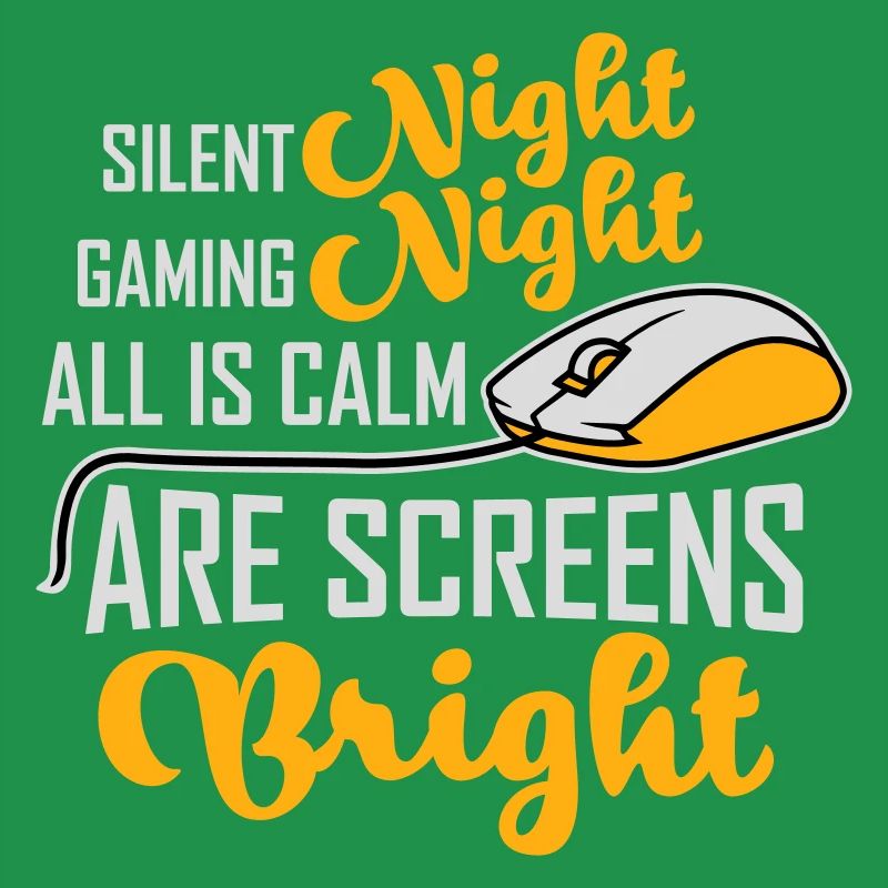 Silent Night Gaming Night All Calm Screens Bright