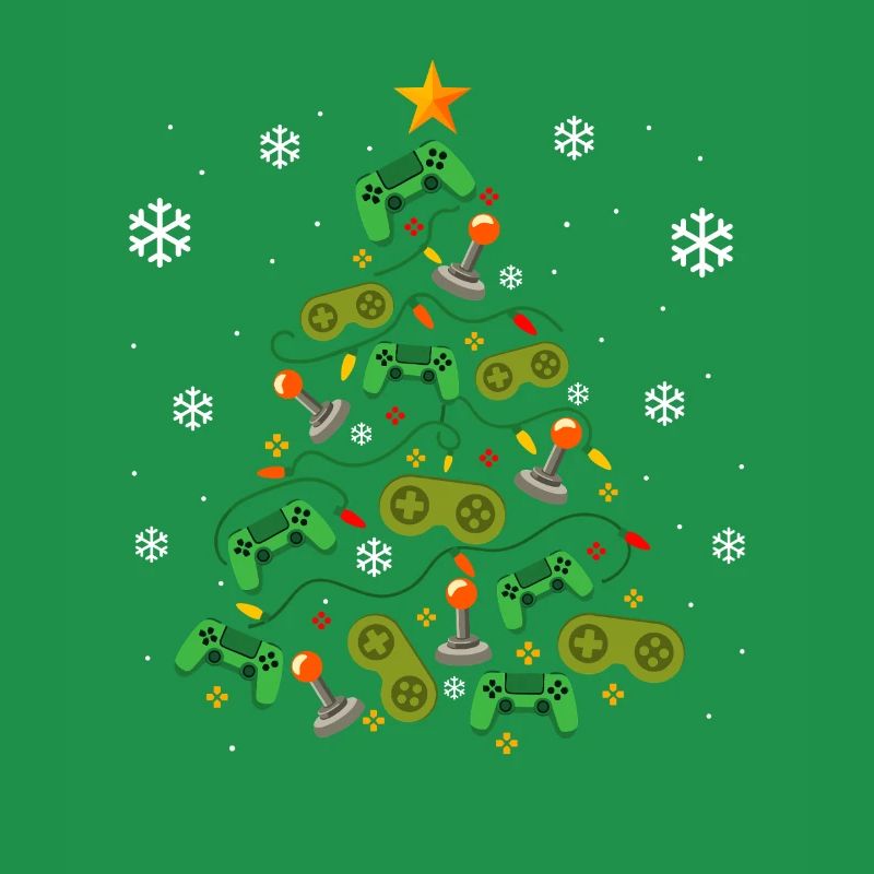 Weihnachtsbaum Controller Gaming Lover Gamer