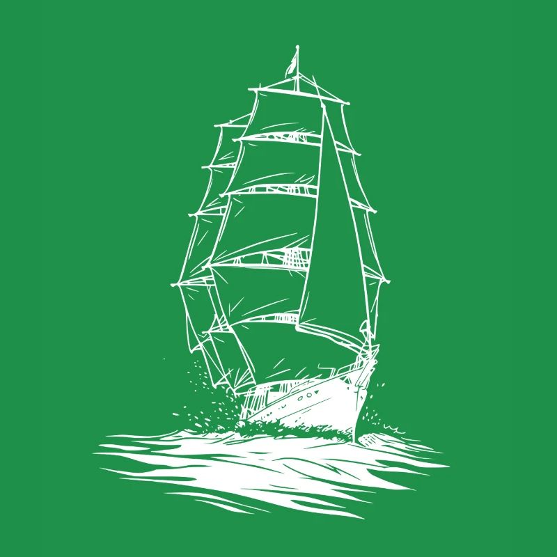 Sailing Boat Artwork Sailor