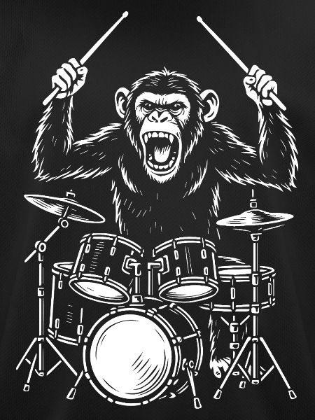 Drumming Chimp Band