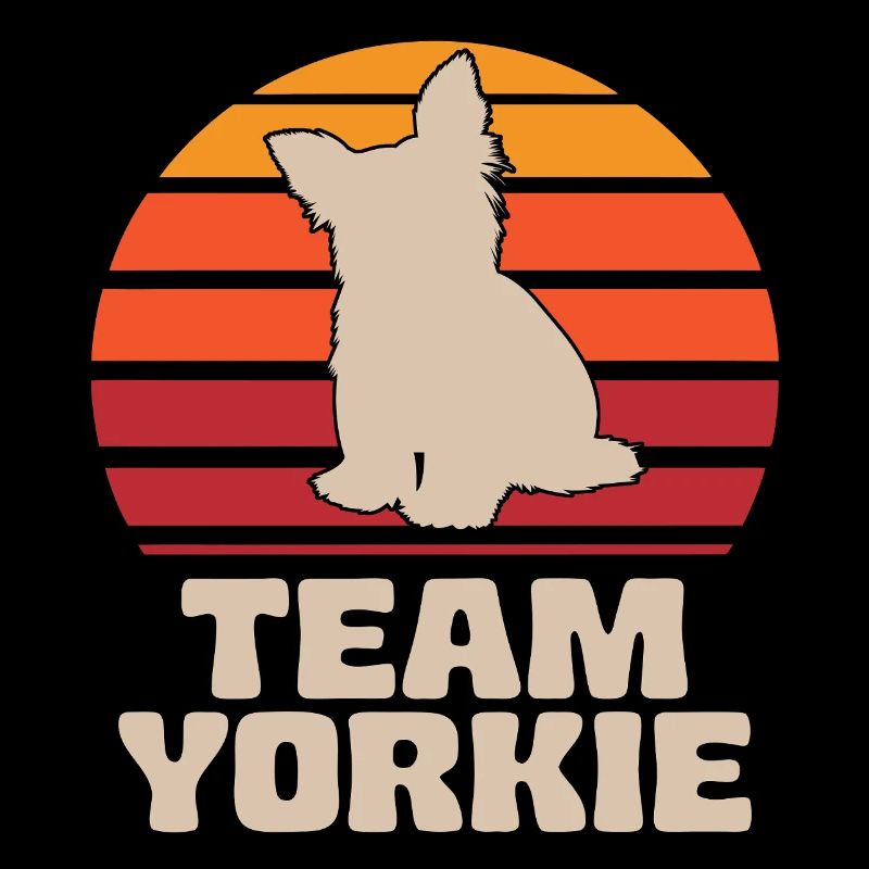 Équipe Yorkie Retro Yorkshire Terrier