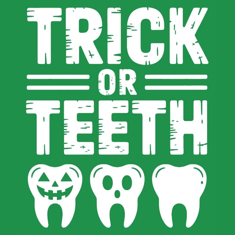 Trick oder Teeth Halloween-T-Shirt