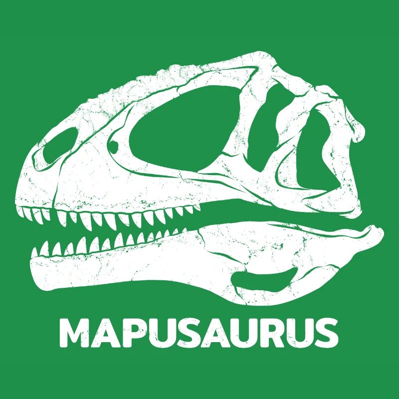 Fossile de crâne de Mapusaurus