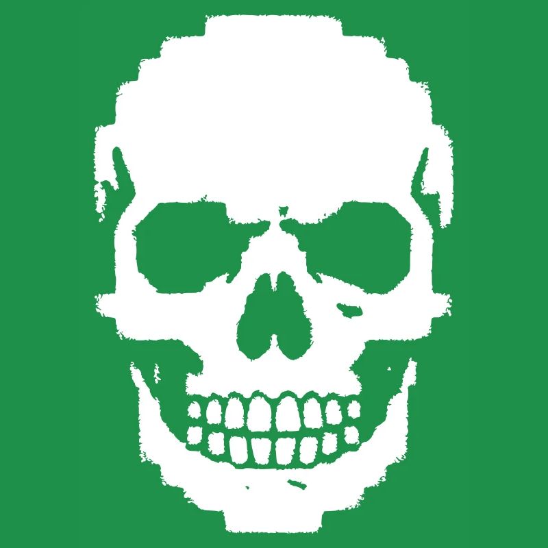 Pixel Totenkopf Schädel 8-Bit