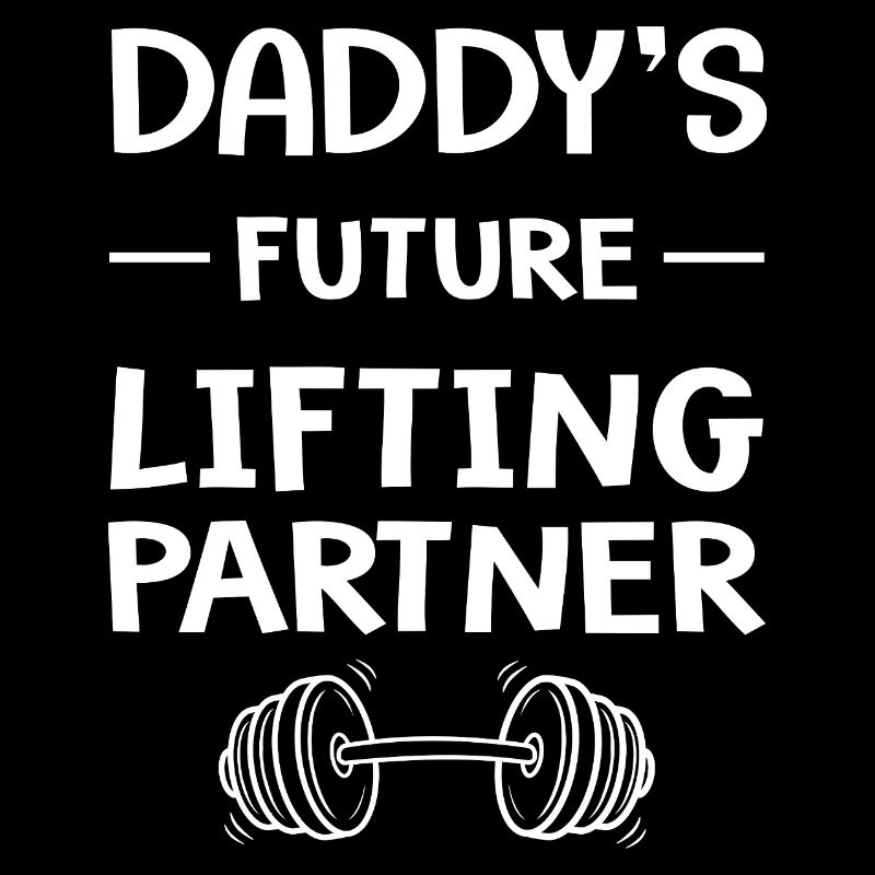 Future training partner of muscular dad