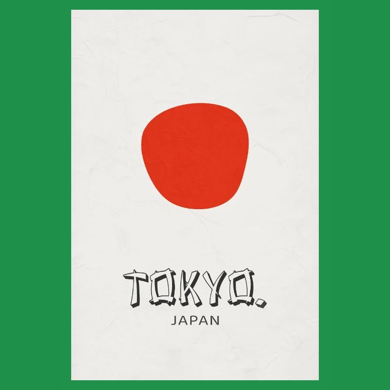 Affiche Tokyo – Déclaration de design moderne