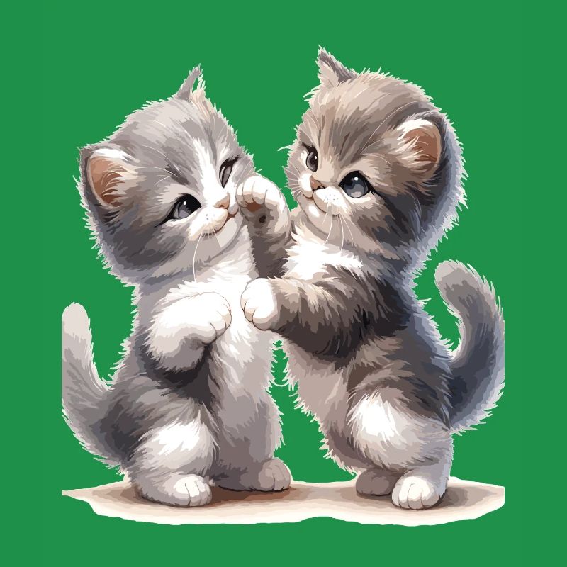 Kätzchenfreundschaft Illustration