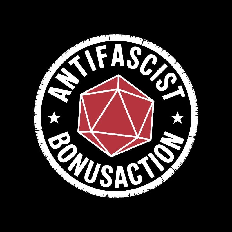 Antifascist Bonusaction - D'n'D Antifa Tee