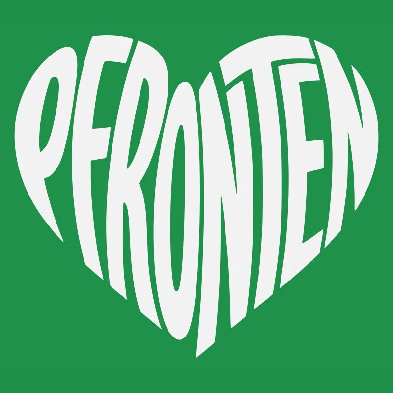 Faute de frappe de la forme de cœur de Pfronten Allgäu