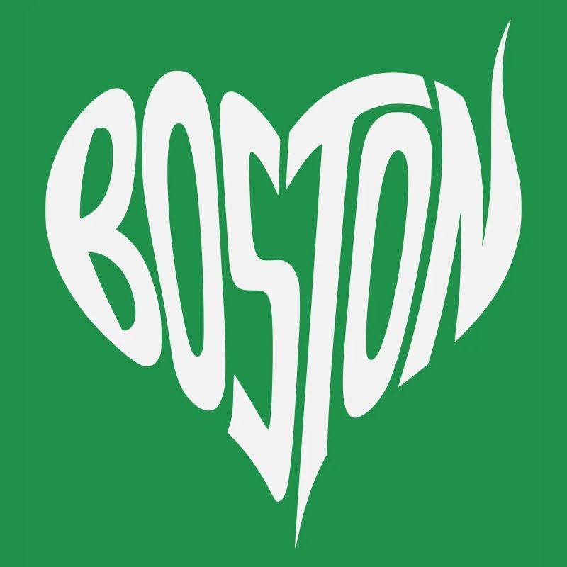 Boston Heart Typography