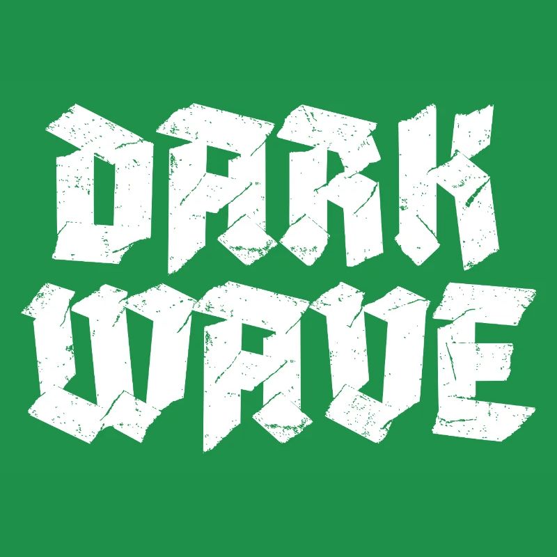 Conception du logo typographique Dark Wave