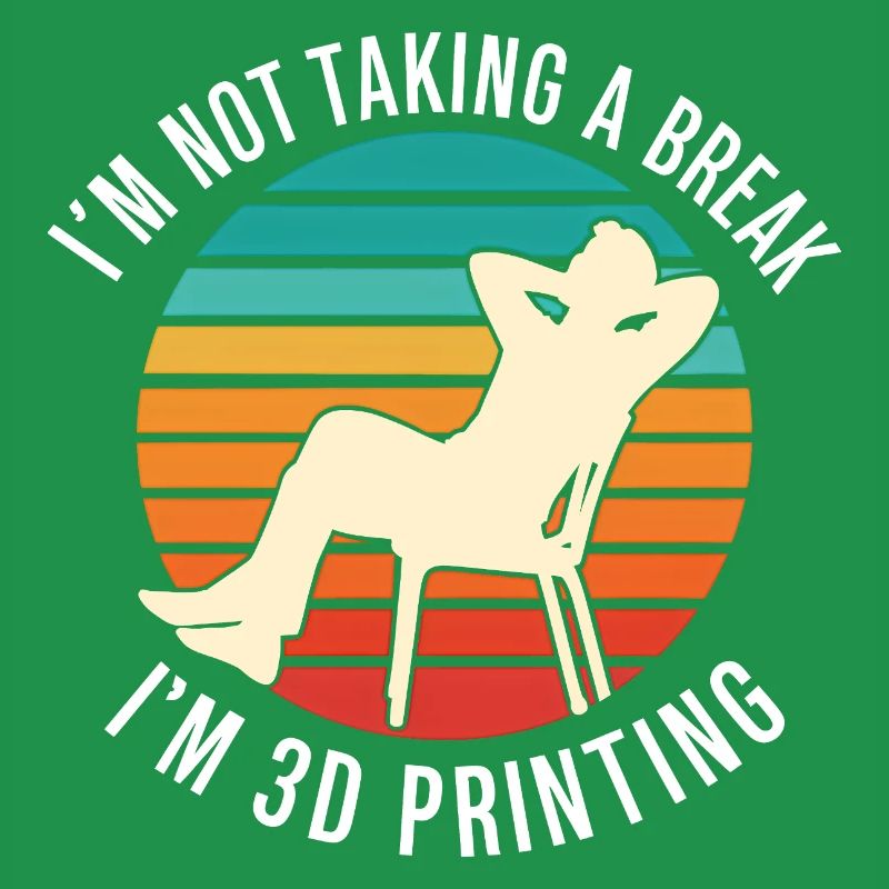 I'm Not Taking a Break I'm 3D Printing Funny