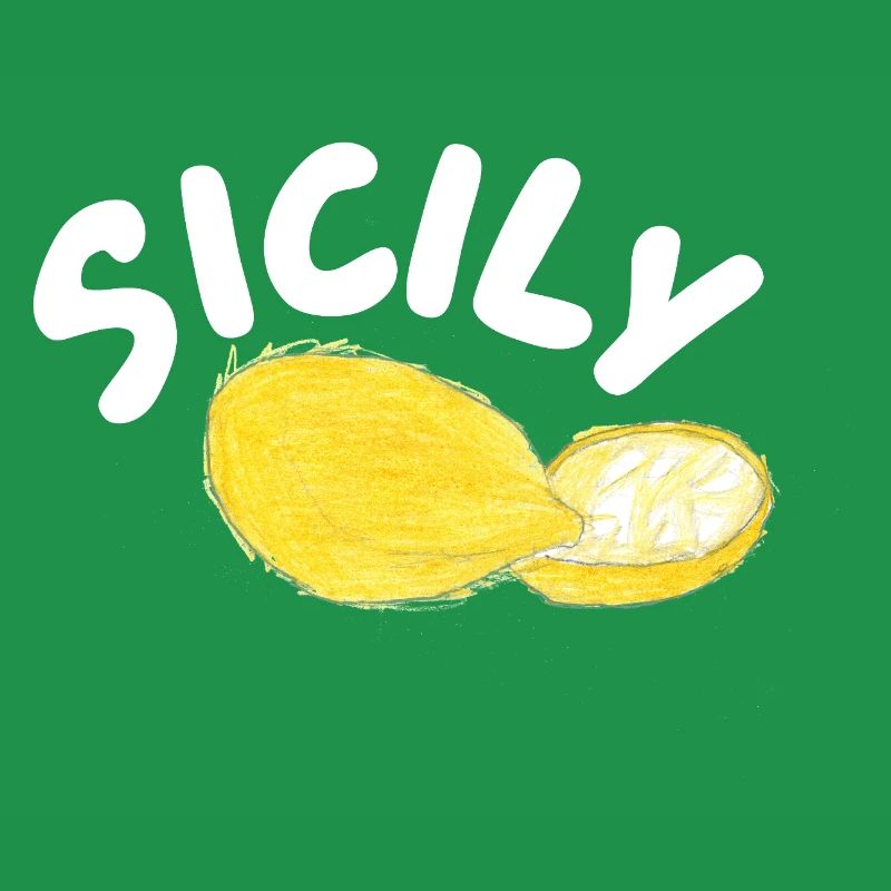 Illustration des citrons de Sicile - Sicile